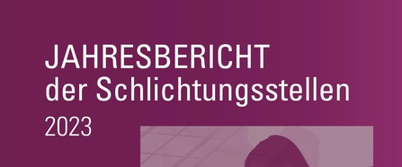 Titelbild Tätigkeitsbericht der Schlichtungsstellen 2023